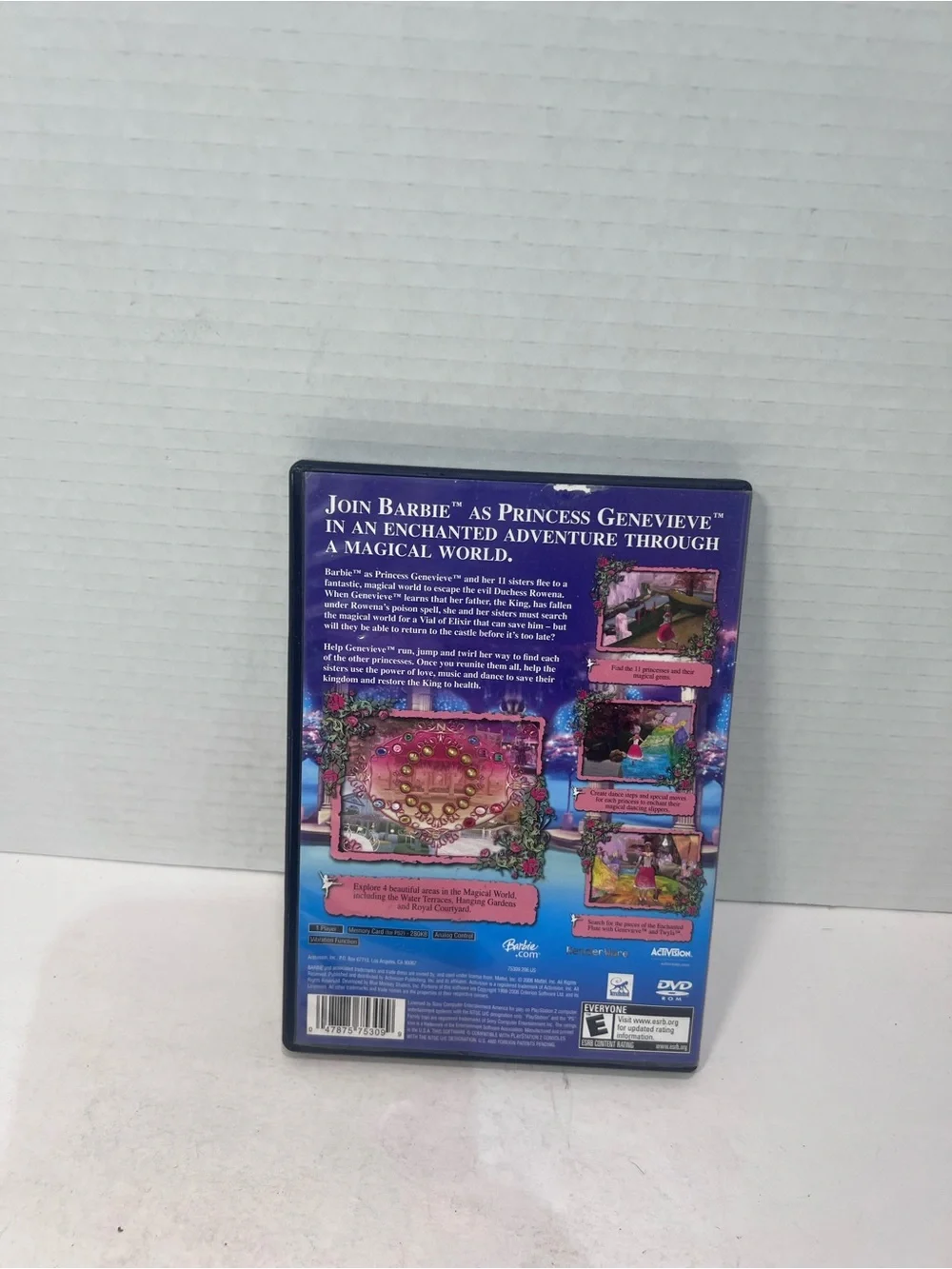 Barbie Dancing Princesses PlayStation 2 Game - Purple & Pink Cover